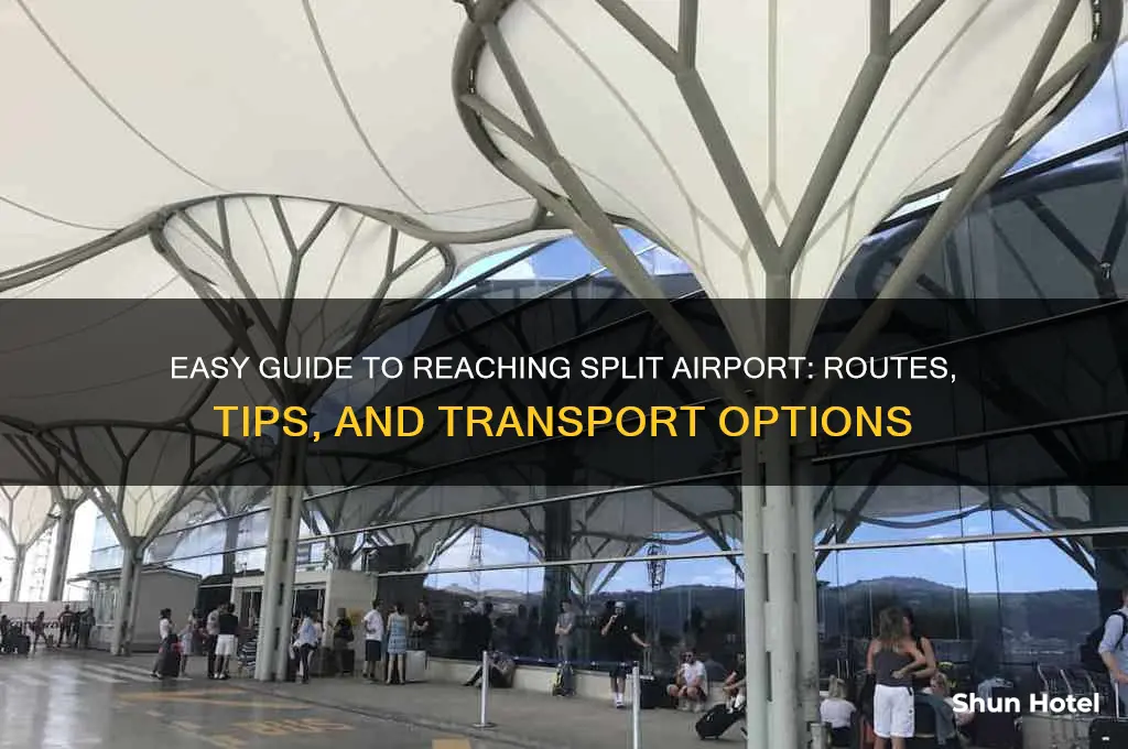 how to get to split airport