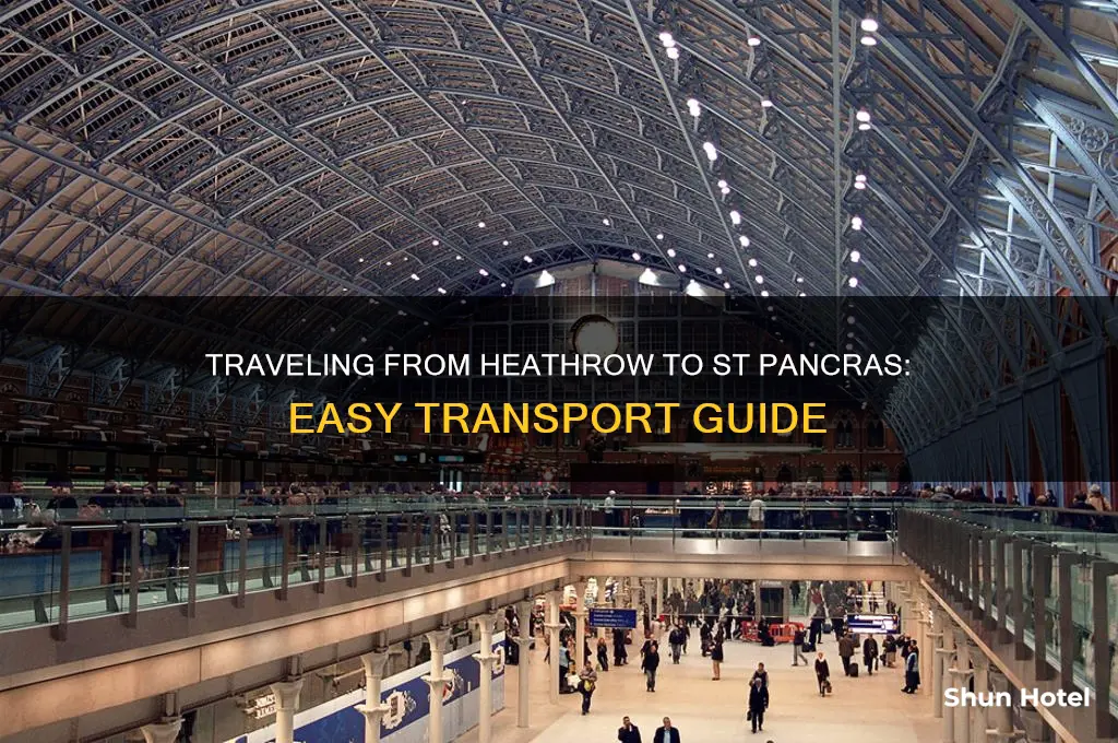 how to get to st pancras station from heathrow airport