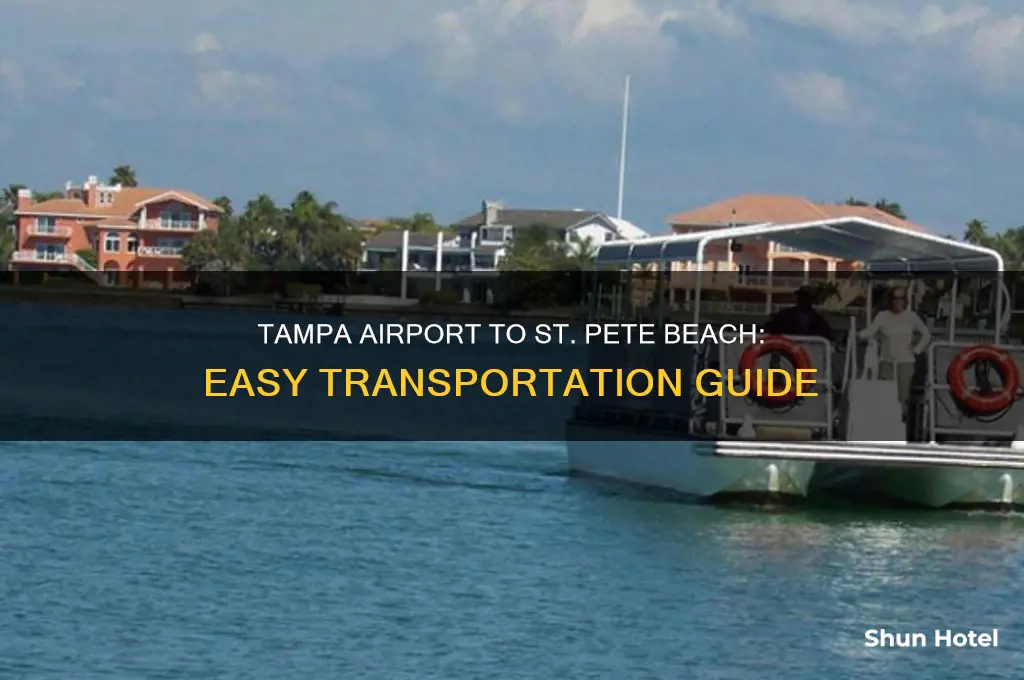 how to get to st pete beach from tampa airport