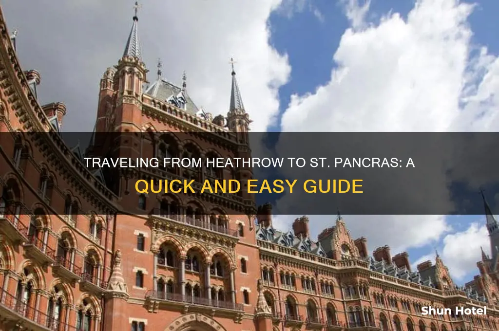 how to get to st.pancras from heathrow airport