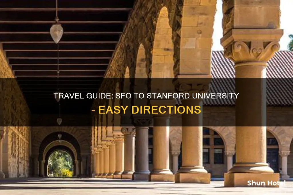 how to get to stanford university from san francisco airport