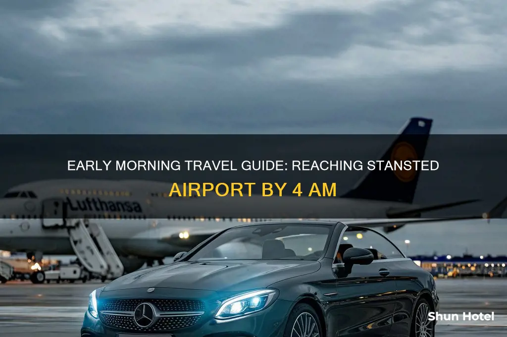 how to get to stansted airport at 4am