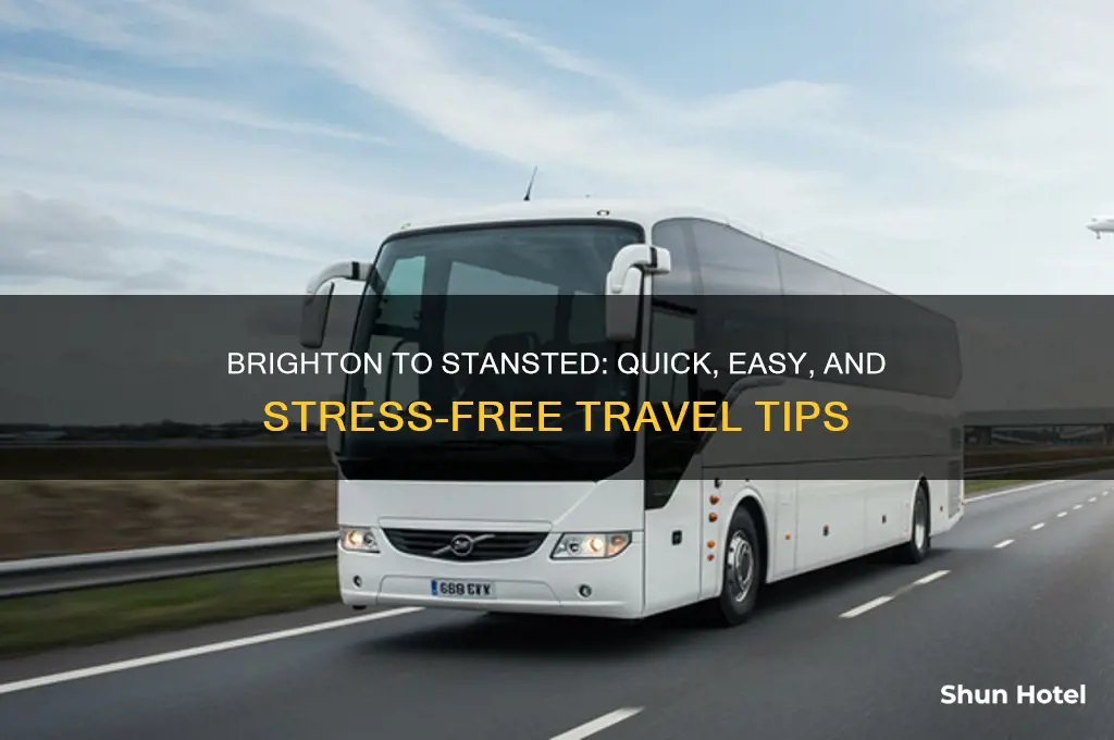 how to get to stansted airport from brighton