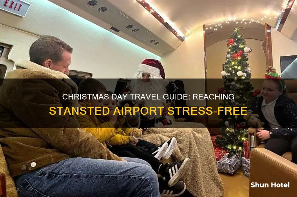 how to get to stansted airport on christmas day
