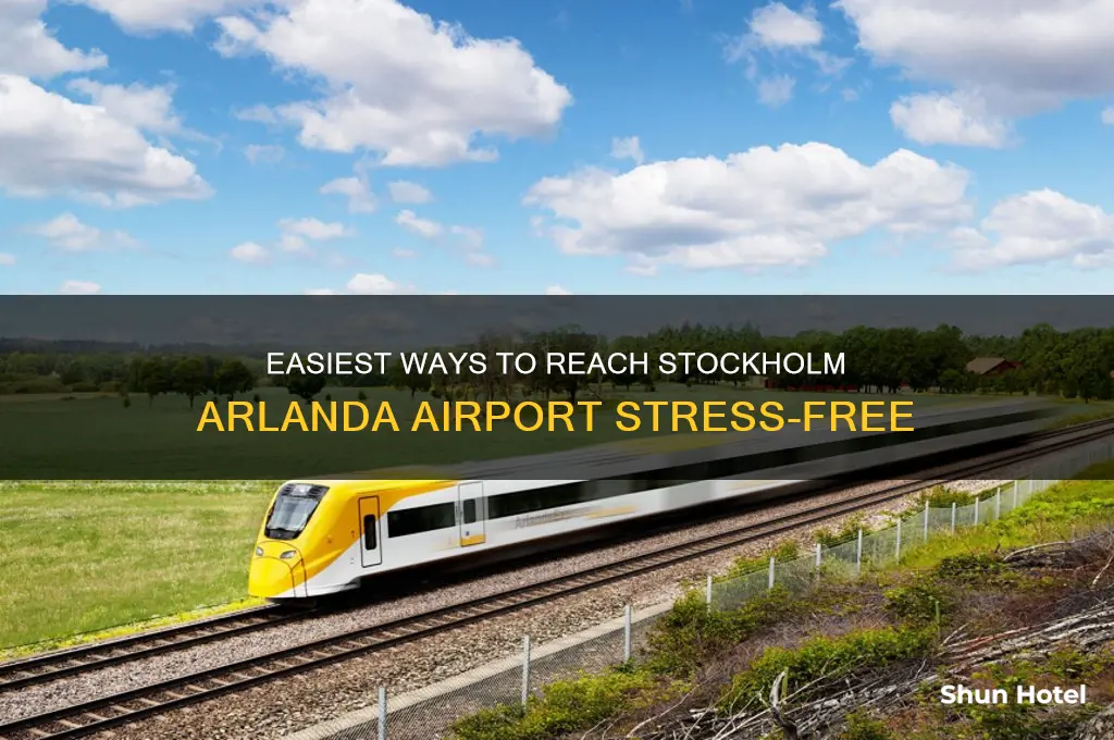 how to get to stockholm arlanda airport