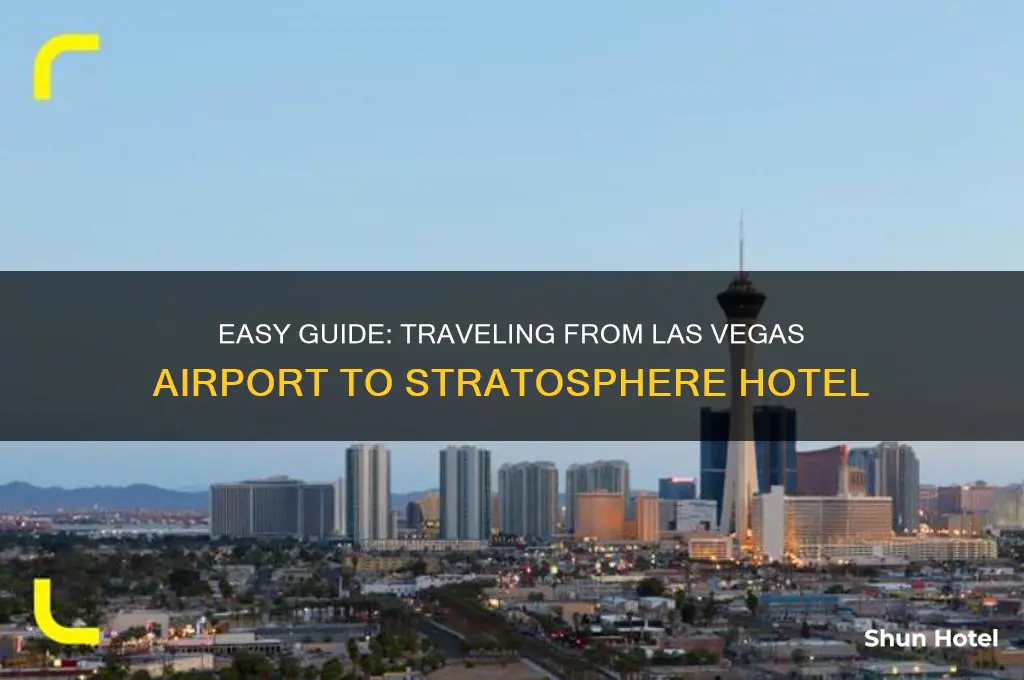 how to get to stratosphere hotel from airport