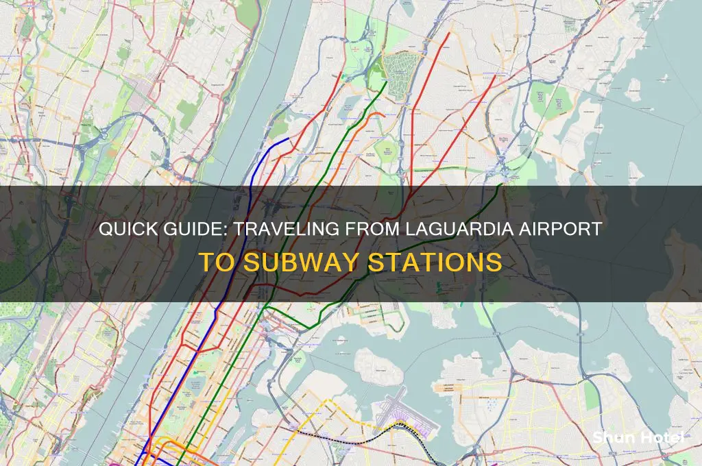 how to get to subway from laguardia airport