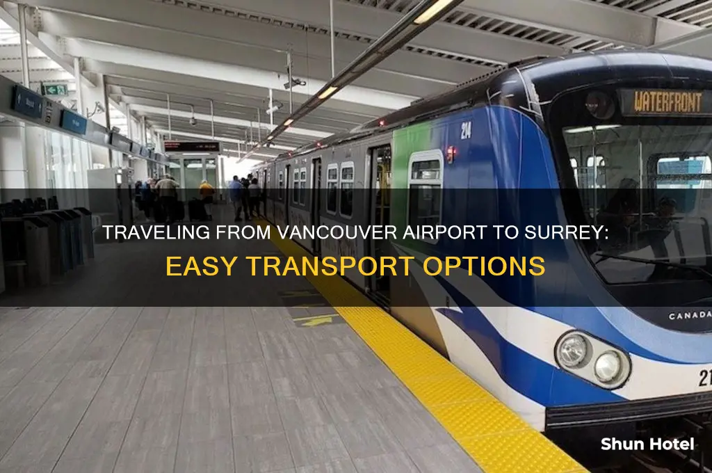 how to get to surrey from vancouver airport