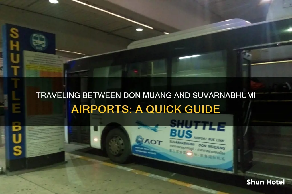 how to get to suvarnabhumi airport from don muang airport