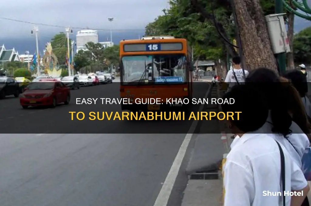 how to get to suvarnabhumi airport from khao san road