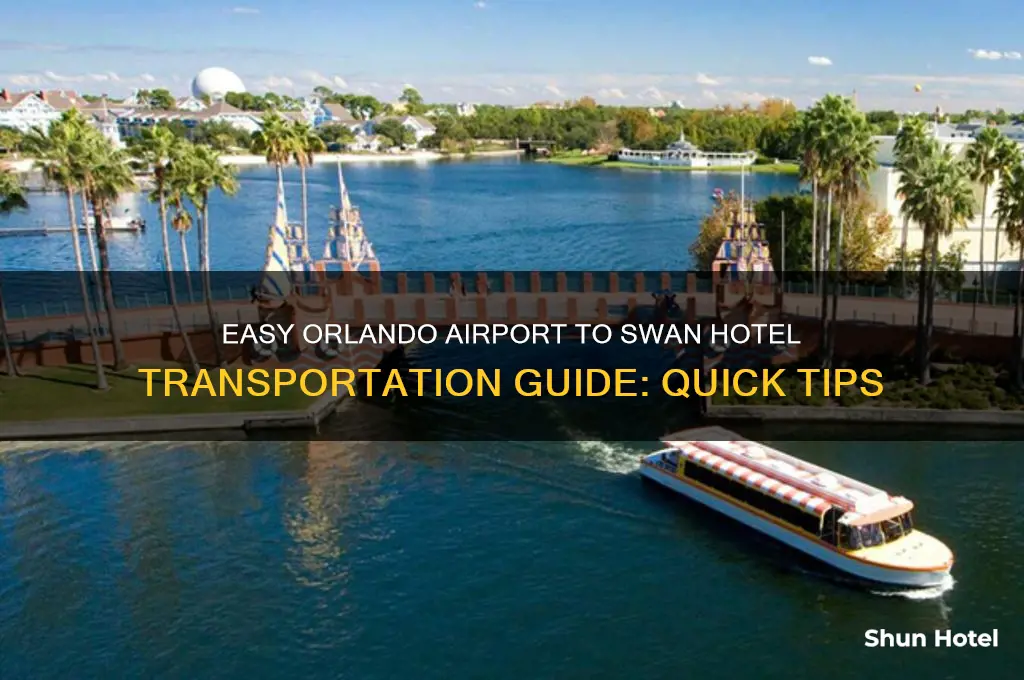 how to get to swan hotel from orlando airport