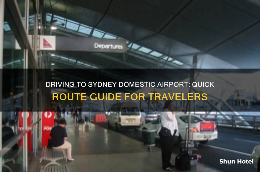 how to get to sydney domestic airport by car
