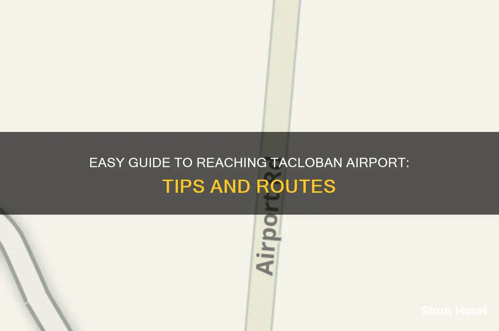 how to get to tacloban airport