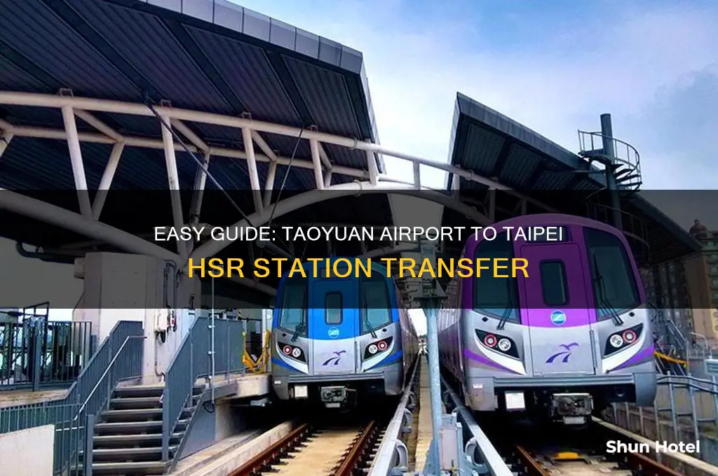 how to get to taipei hsr from taoyuan airport
