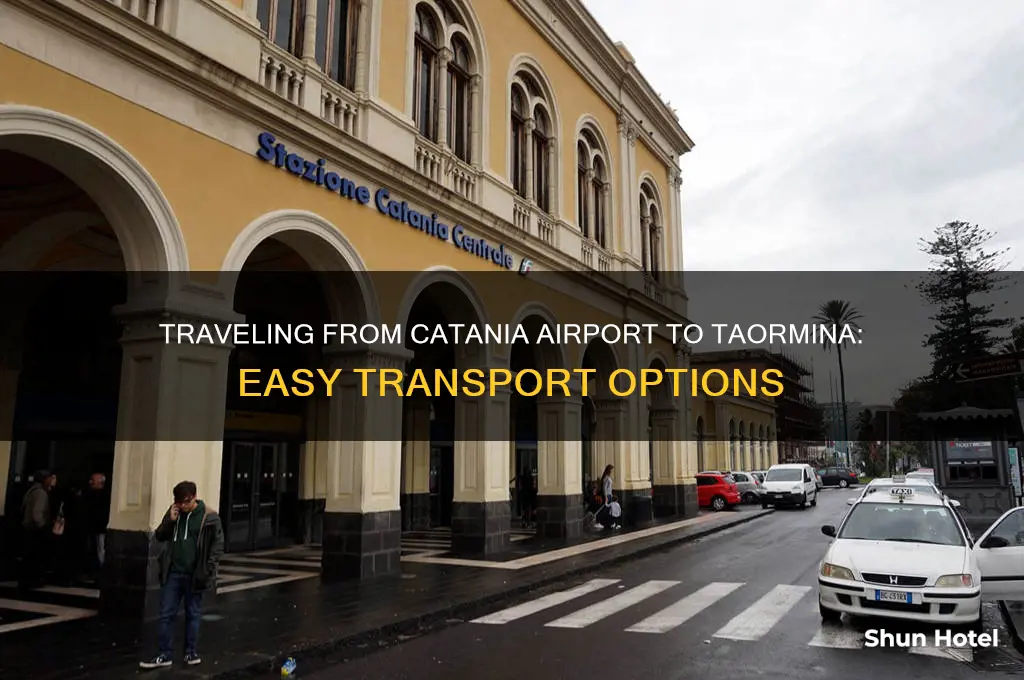 how to get to taormina from catania airport
