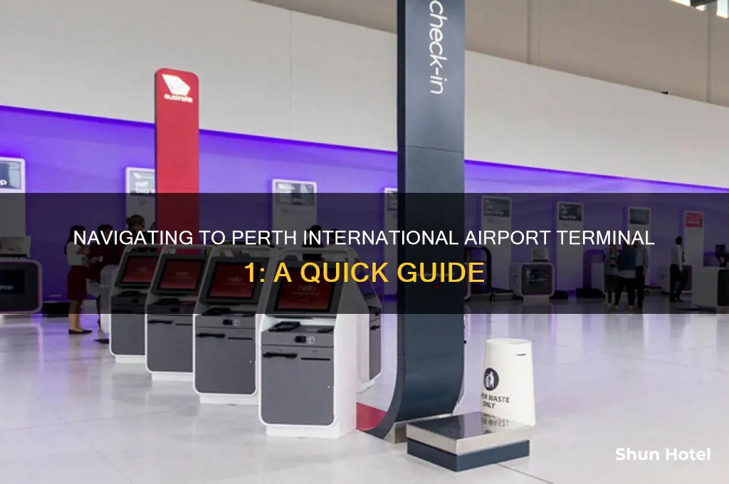 how to get to terminal 1 perth international airport