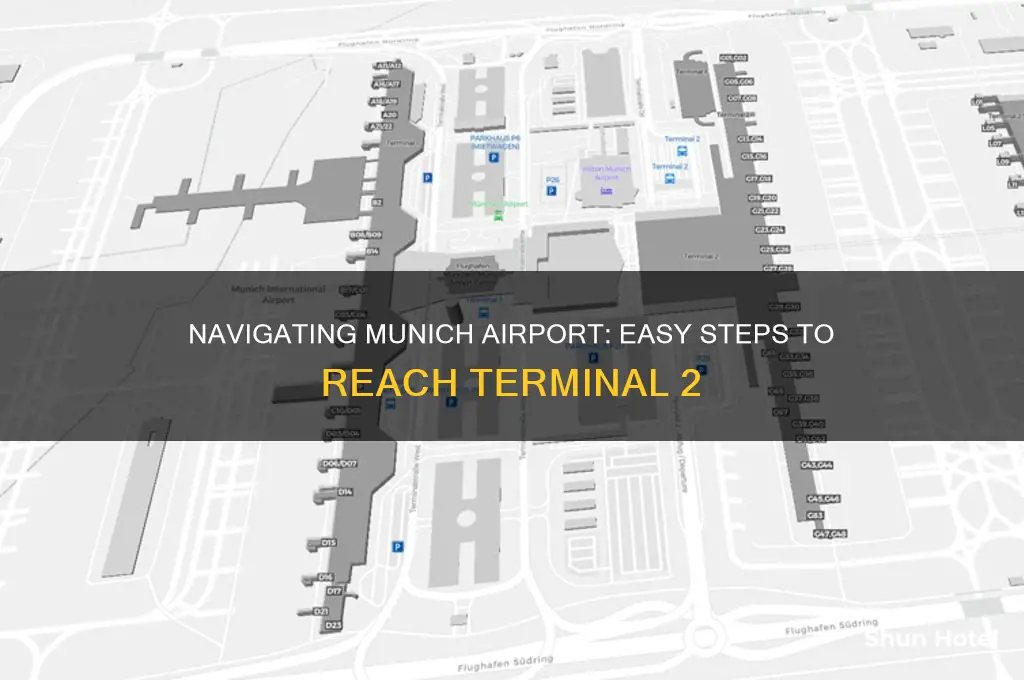 how to get to terminal 2 munich airport