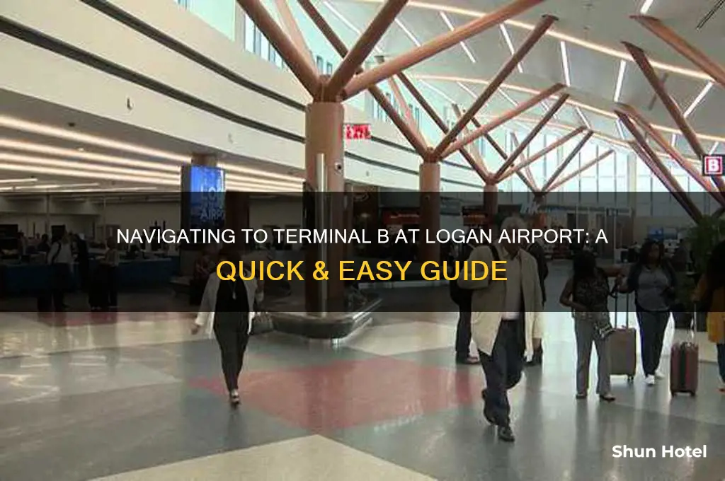 how to get to terminal b logan airport