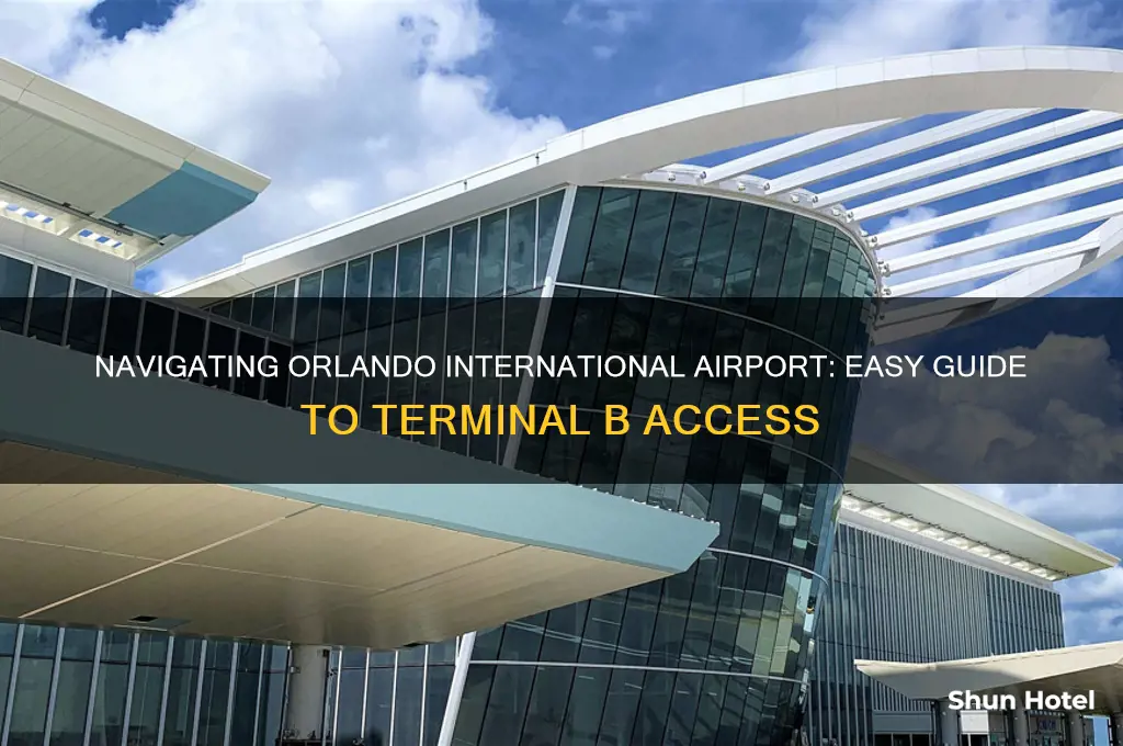 how to get to terminal b orlando international airport
