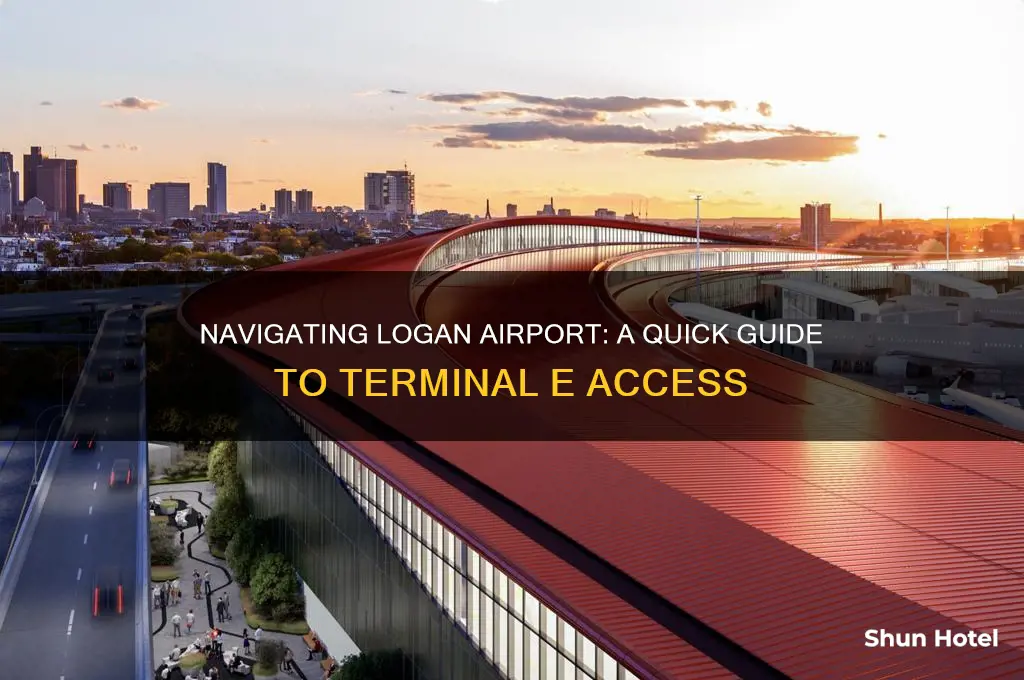 how to get to terminal e at logan airport