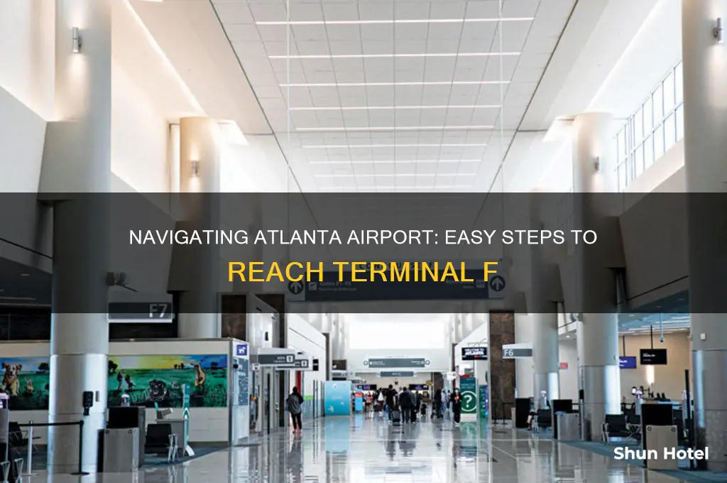 how to get to terminal f atlanta airport