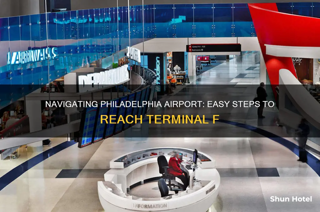 how to get to terminal f in philadelphia airport