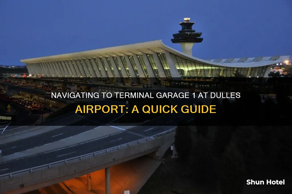 how to get to terminal garage 1 dulles airport