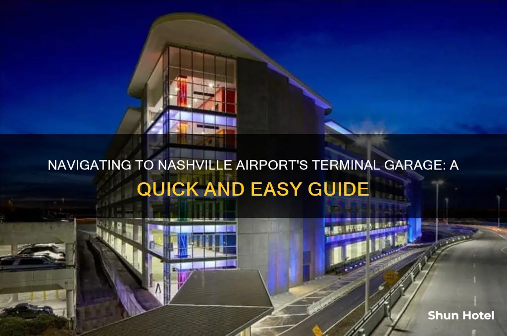 how to get to terminal garage nashville airport