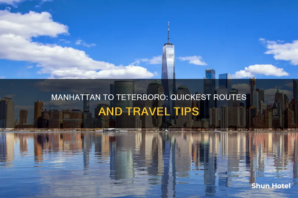 how to get to teterboro airport from manhattan