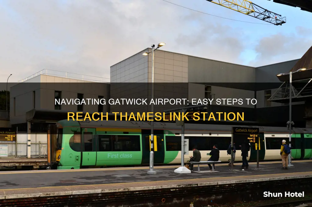how to get to thameslink at gatwick airport