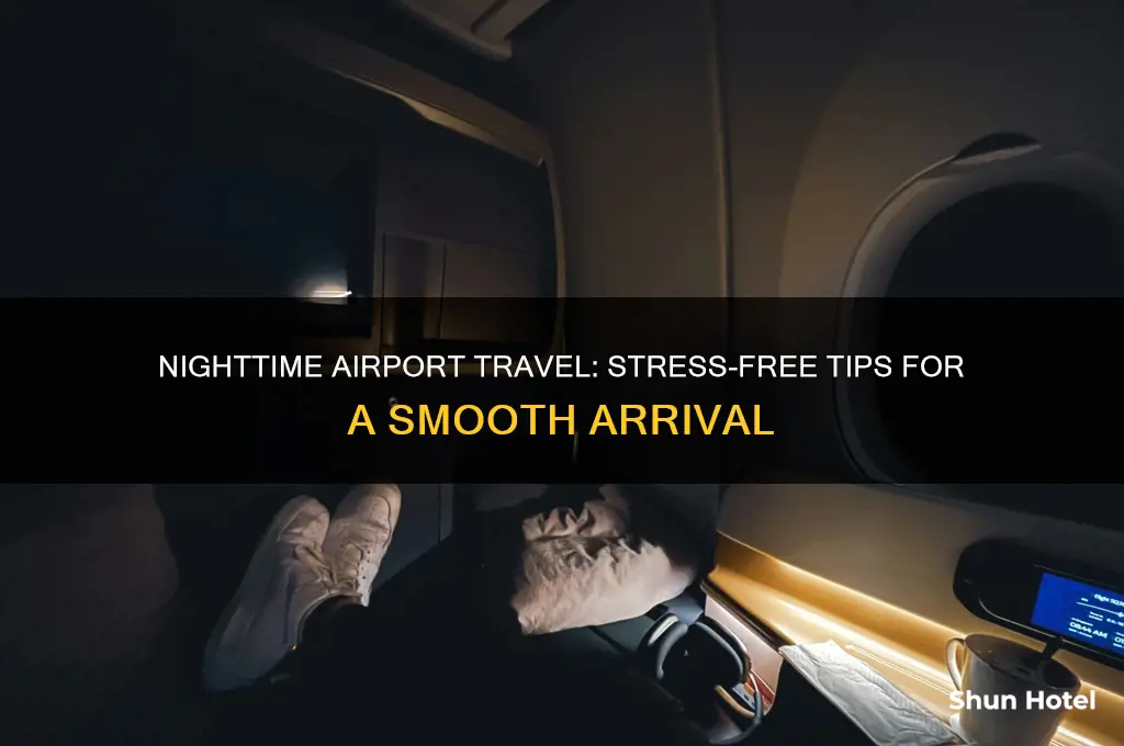 how to get to the airport at night