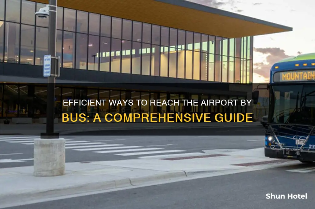 how to get to the airport bu