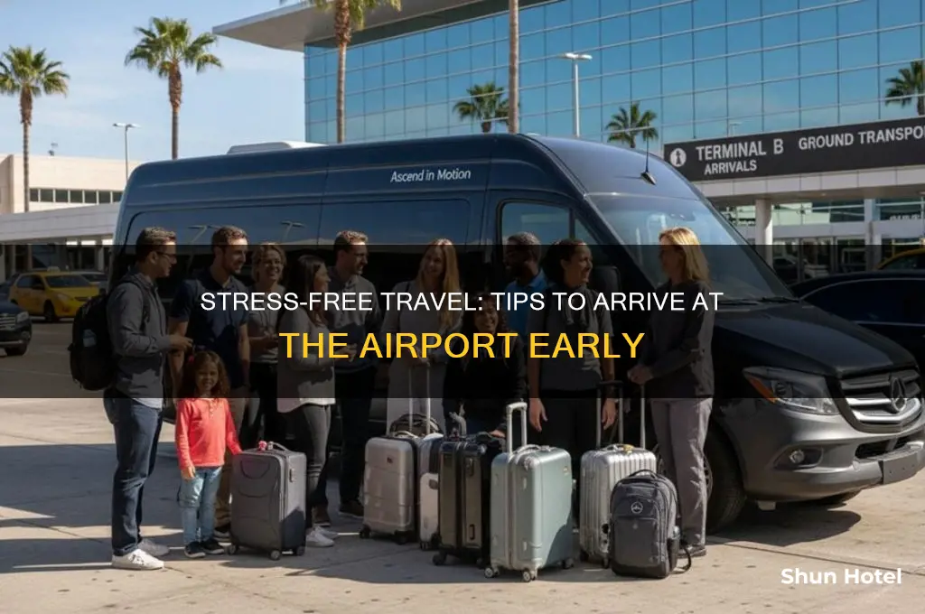 how to get to the airport early