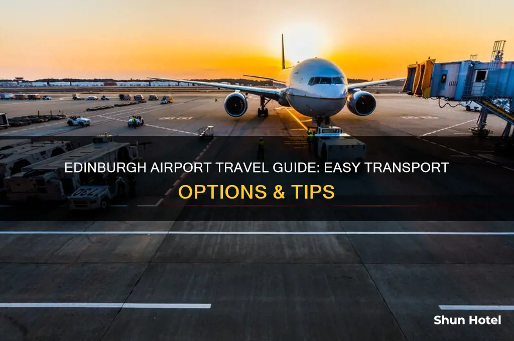how to get to the airport from edinburgh