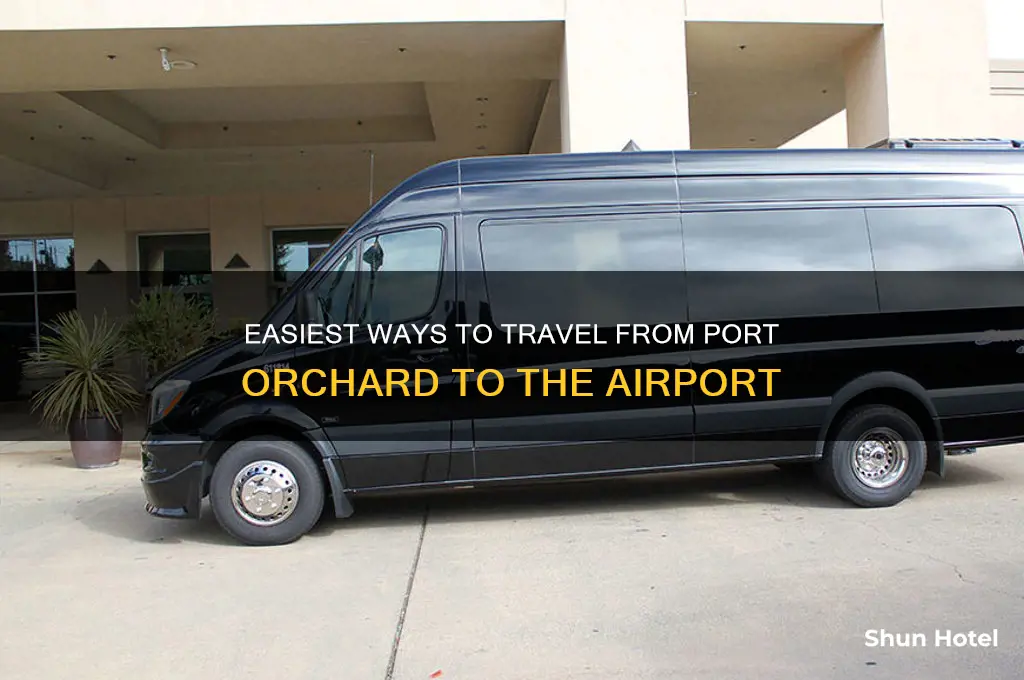 how to get to the airport from port orchard
