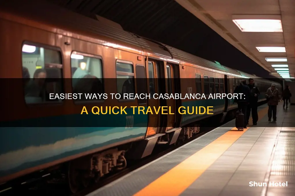 how to get to the airport in casablanca