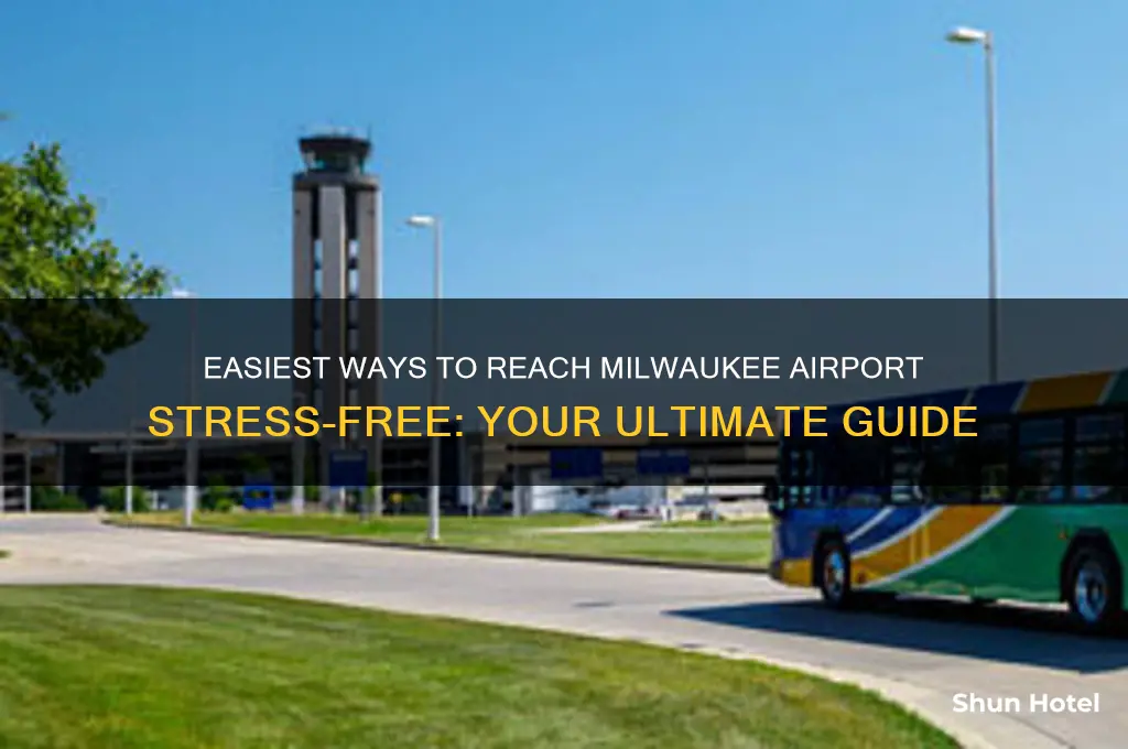 how to get to the airport in milwaukee
