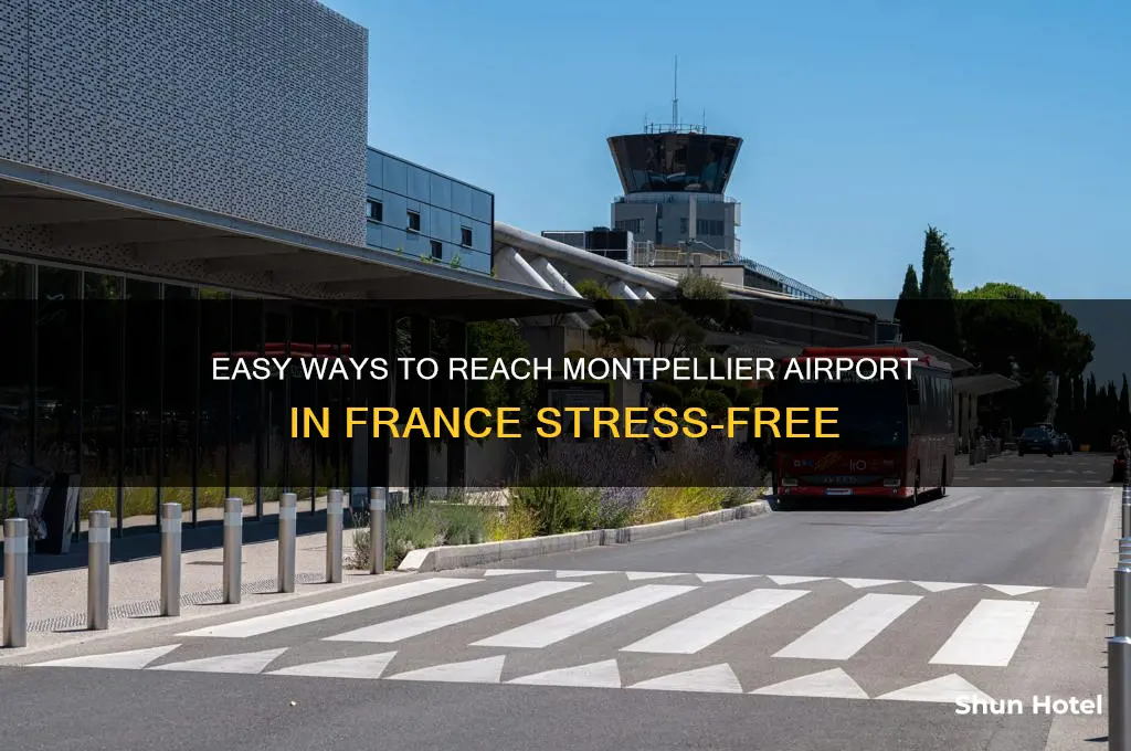 how to get to the airport in montpellier france