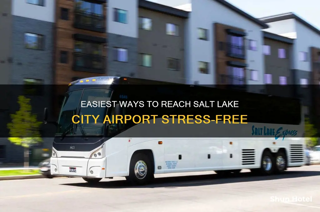 how to get to the airport in salt lake city