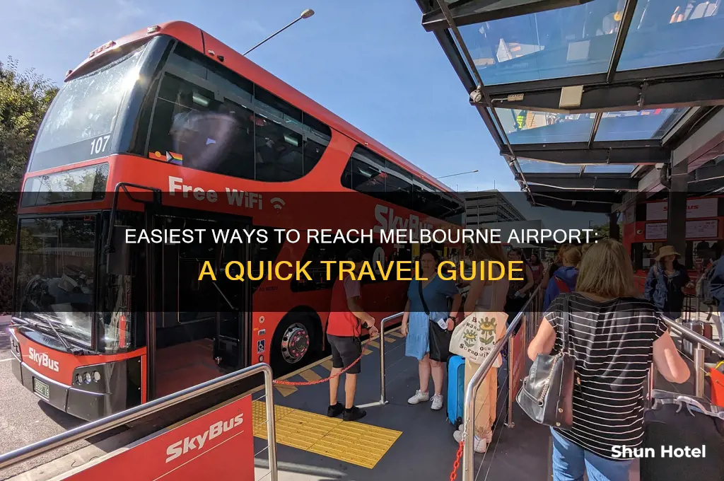 how to get to the airport melbourne