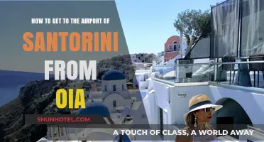Traveling from Oia to Santorini Airport: Easy Transport Options