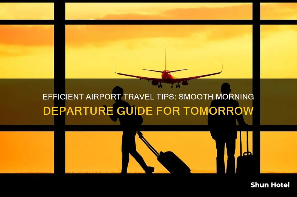 how to get to the airport tomorrow morning