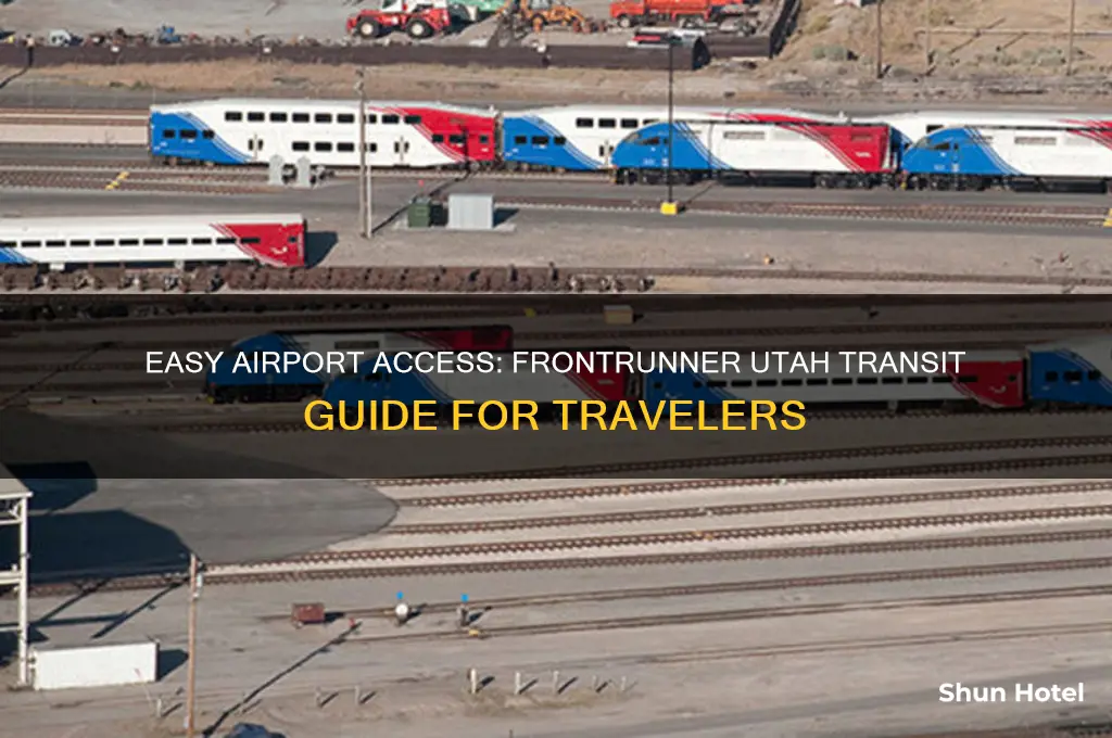 how to get to the airport using frontrunner utah
