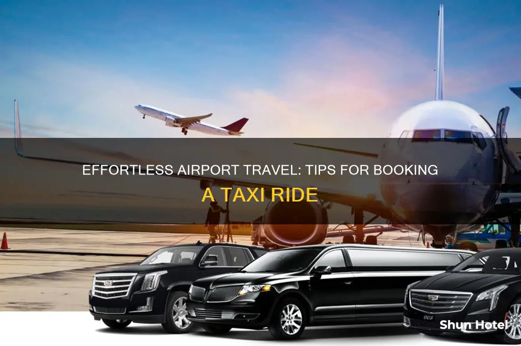 how to get to the airport with a taxi