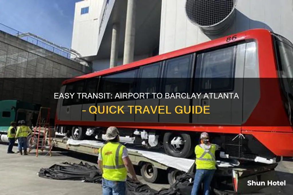 how to get to the barclay atlanta from airport