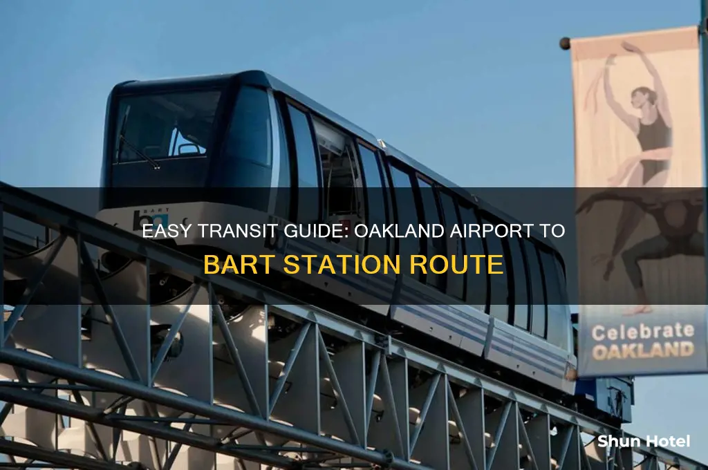 how to get to the bart station from oakland airport