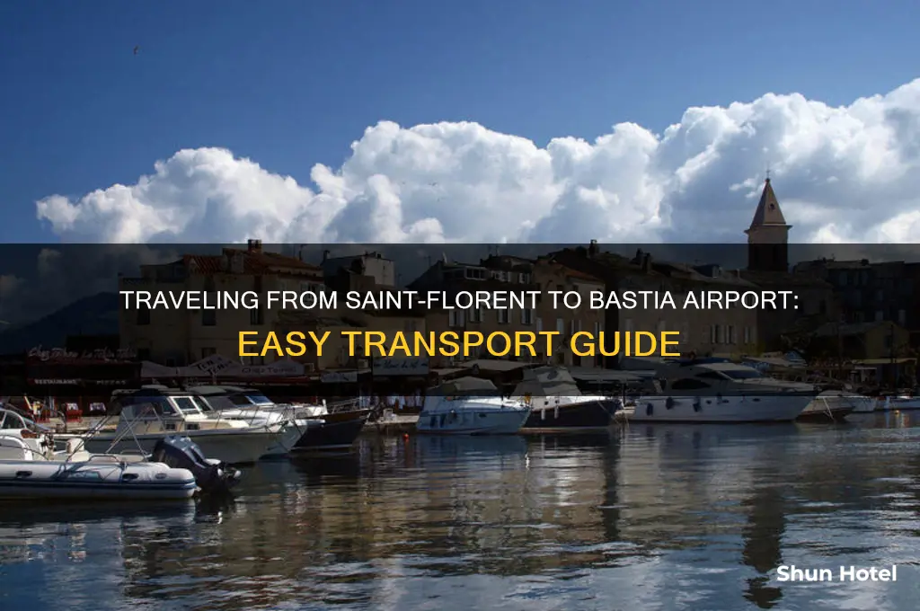 how to get to the bastia airport from saint-florent