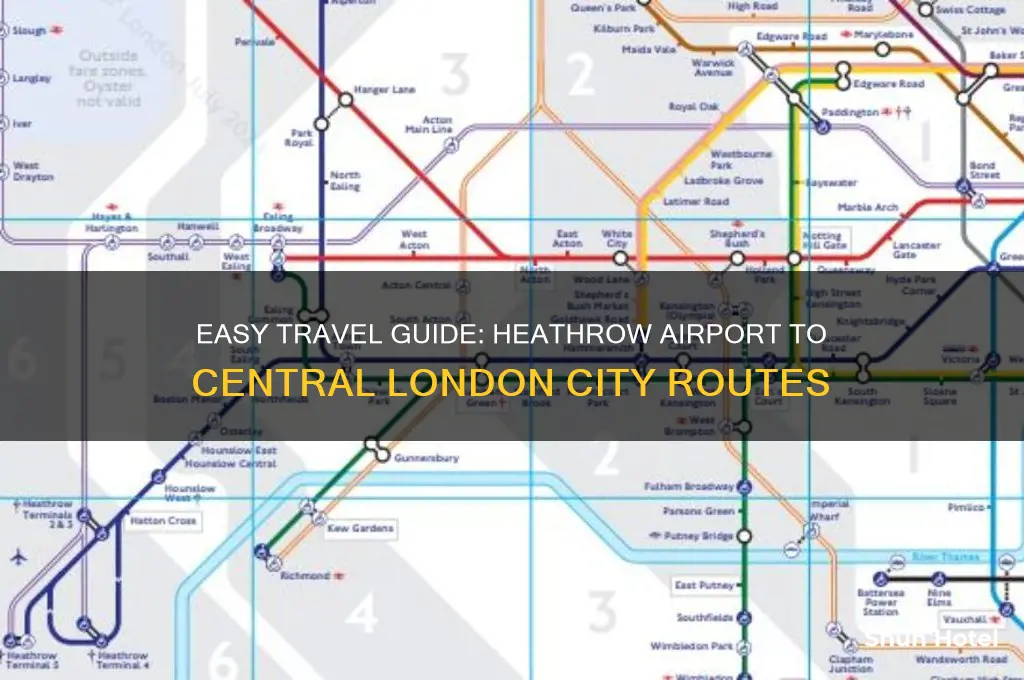 how to get to the city from heathrow airport
