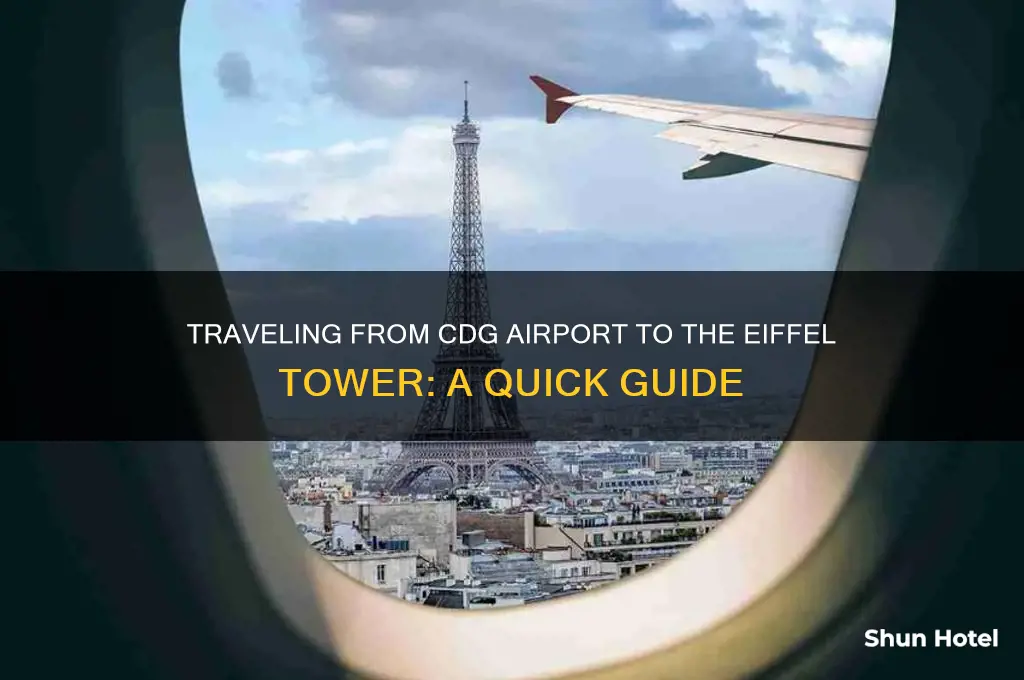 how to get to the eiffel tower from cdg airport