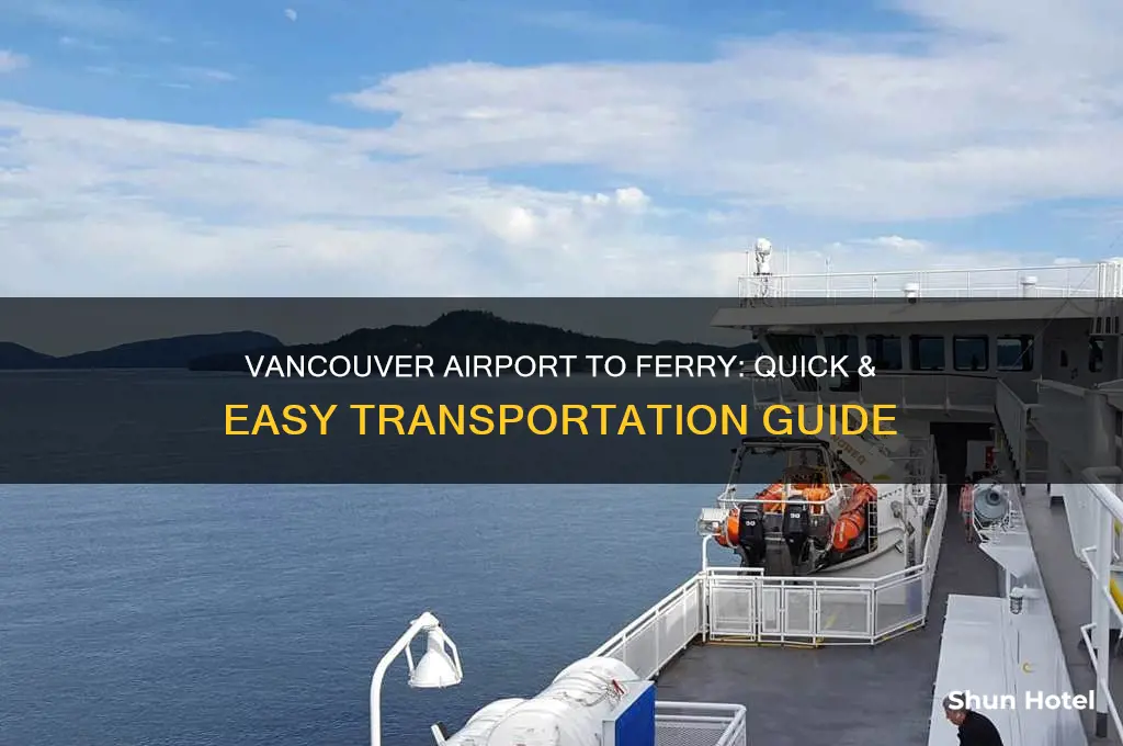 how to get to the ferry from vancouver airport